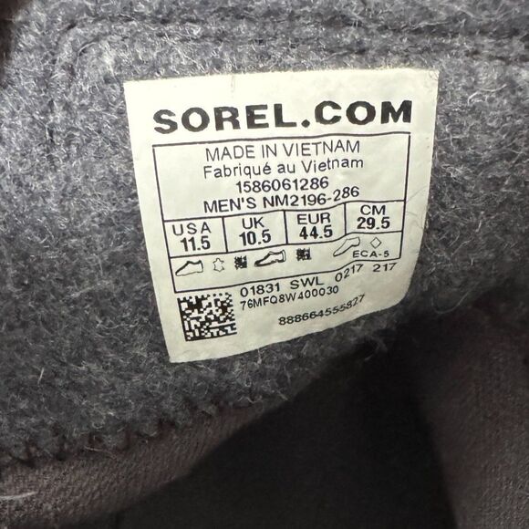 Sorel Mens Paxson Chelsea Waterproof Insulated Boots Brown Leather 11.5 Outdoor main image 13